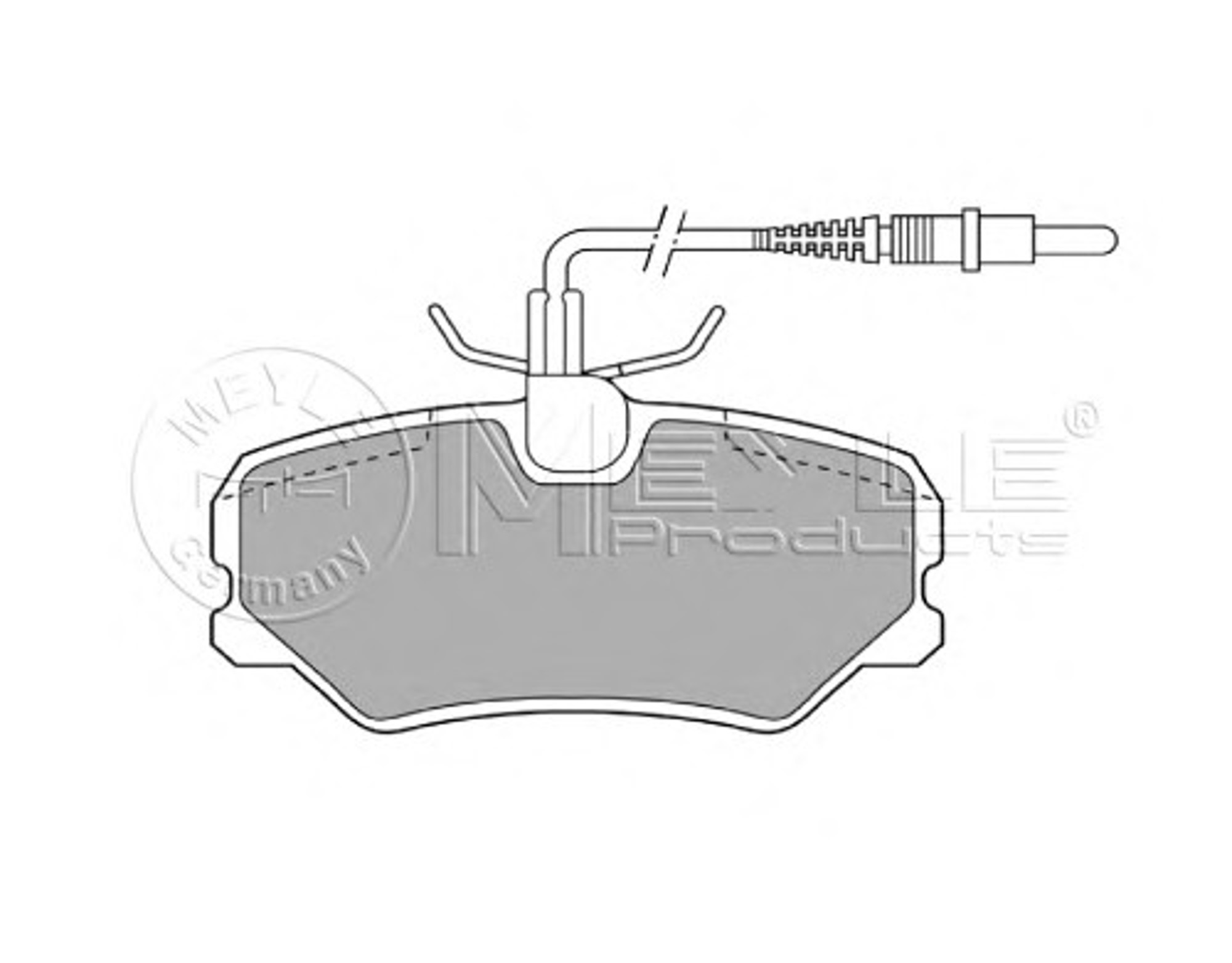 Колодки тормозные дисковые MEYLE 025 212 0918/W