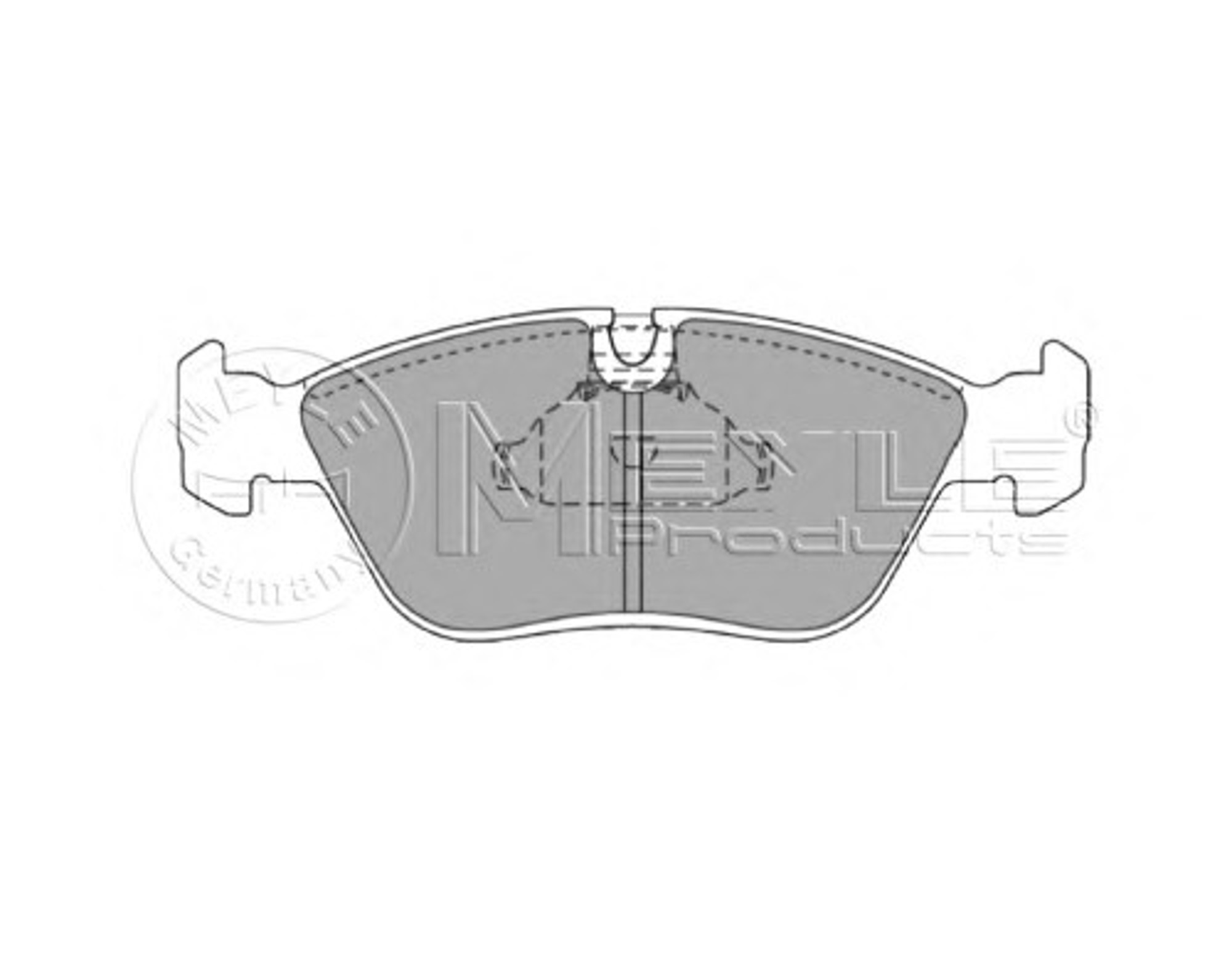 Колодки тормозные дисковые MEYLE 025 212 7319