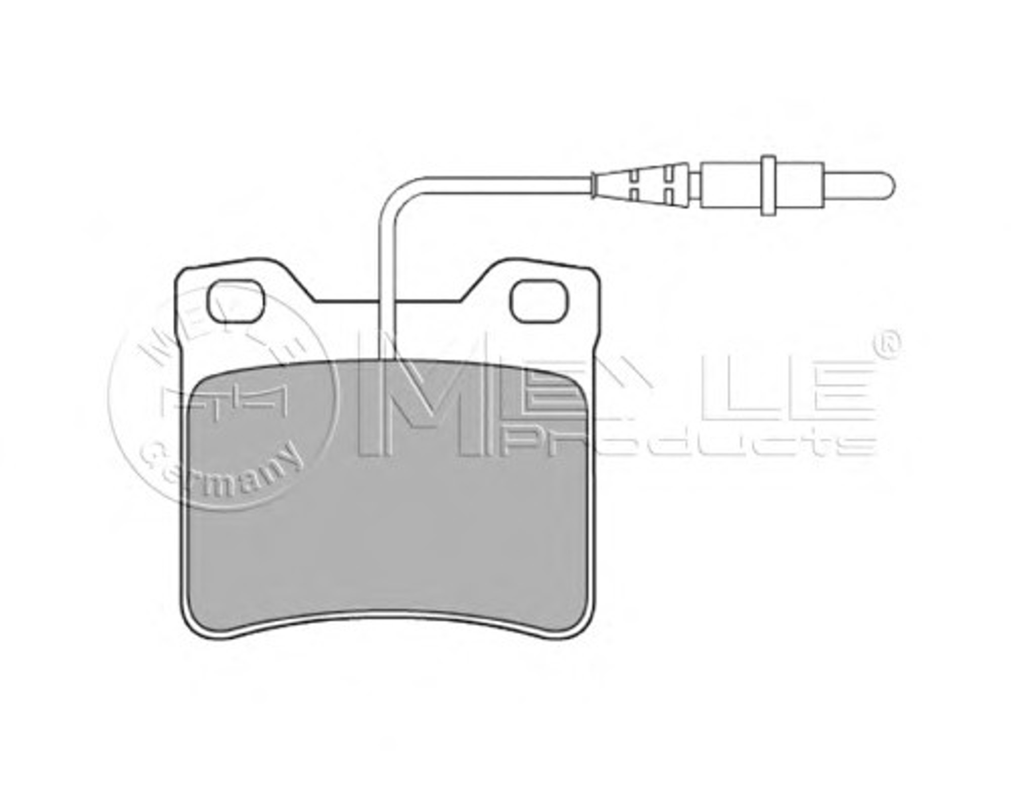 Колодки тормозные дисковые MEYLE 025 212 7817/W