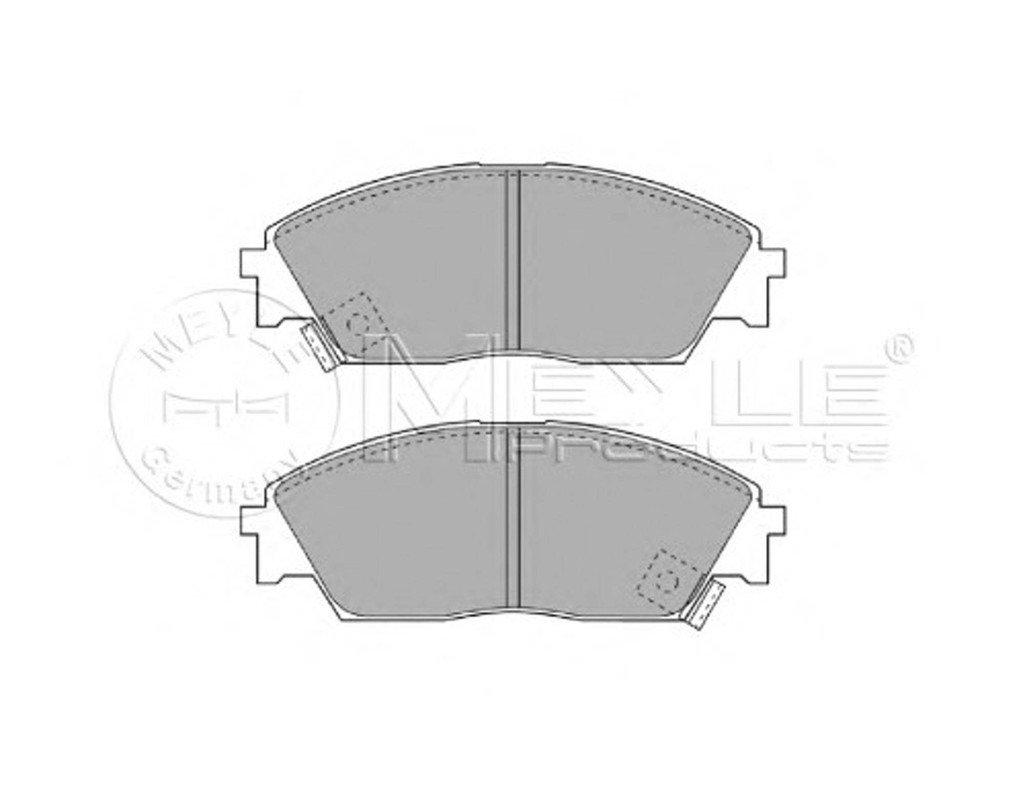 025 213 2215/W MEYLE Колодки тормозные дисковые