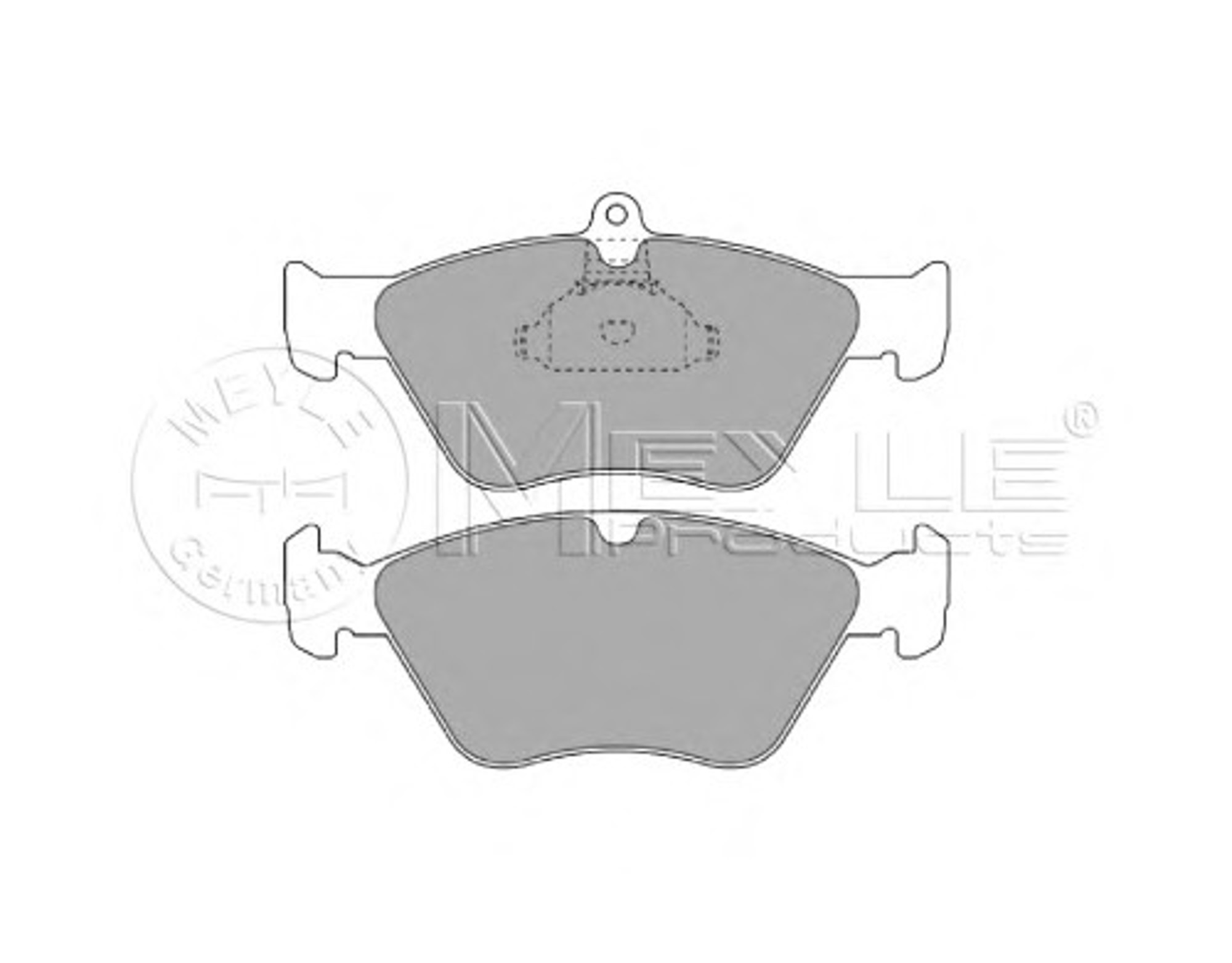 Колодки тормозные дисковые MEYLE 025 214 1117
