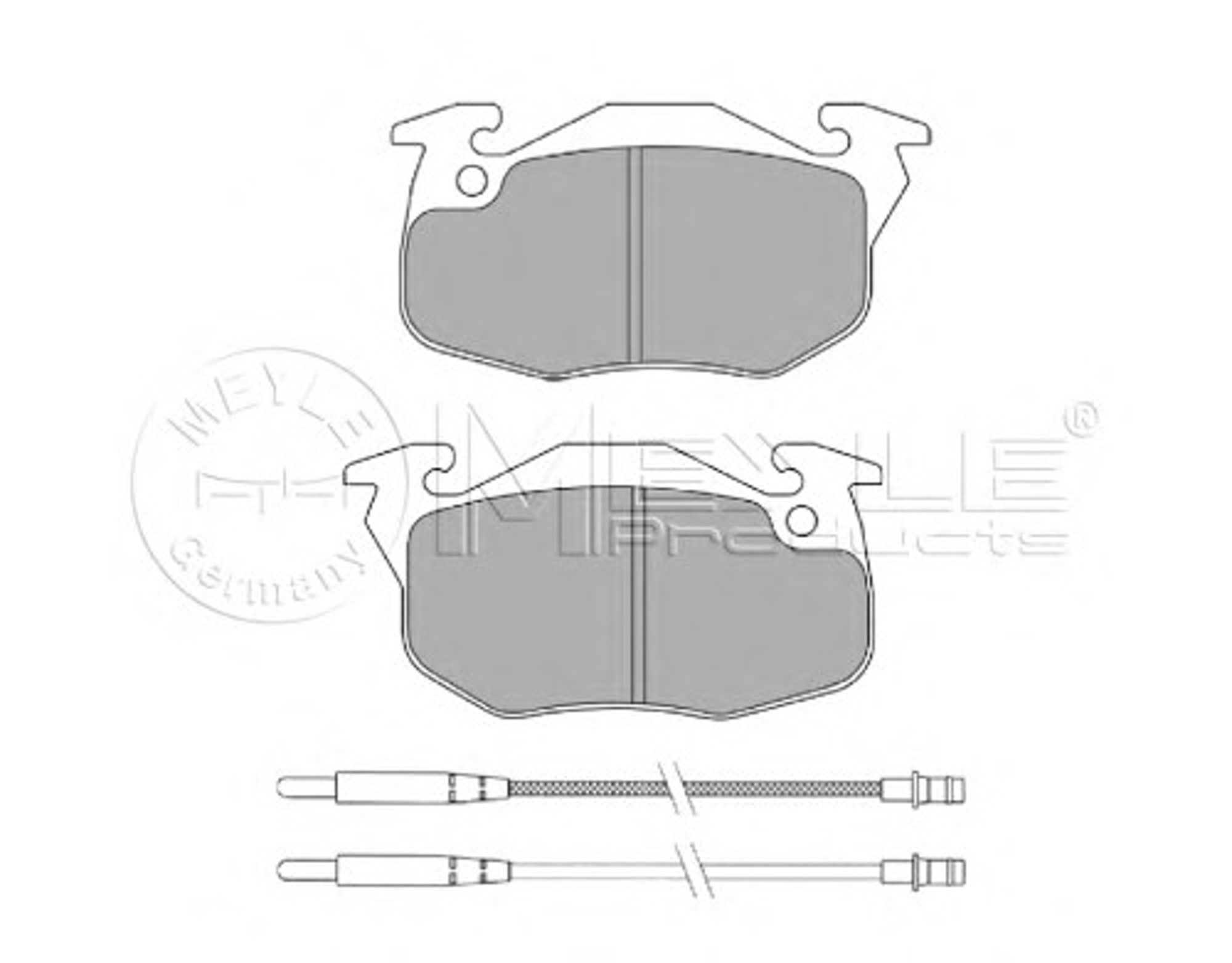 Колодки тормозные дисковые MEYLE 025 214 1418/W