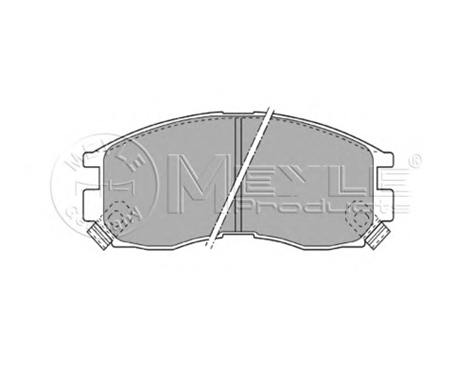 Колодки тормозные дисковые MEYLE 025 216 4716/W