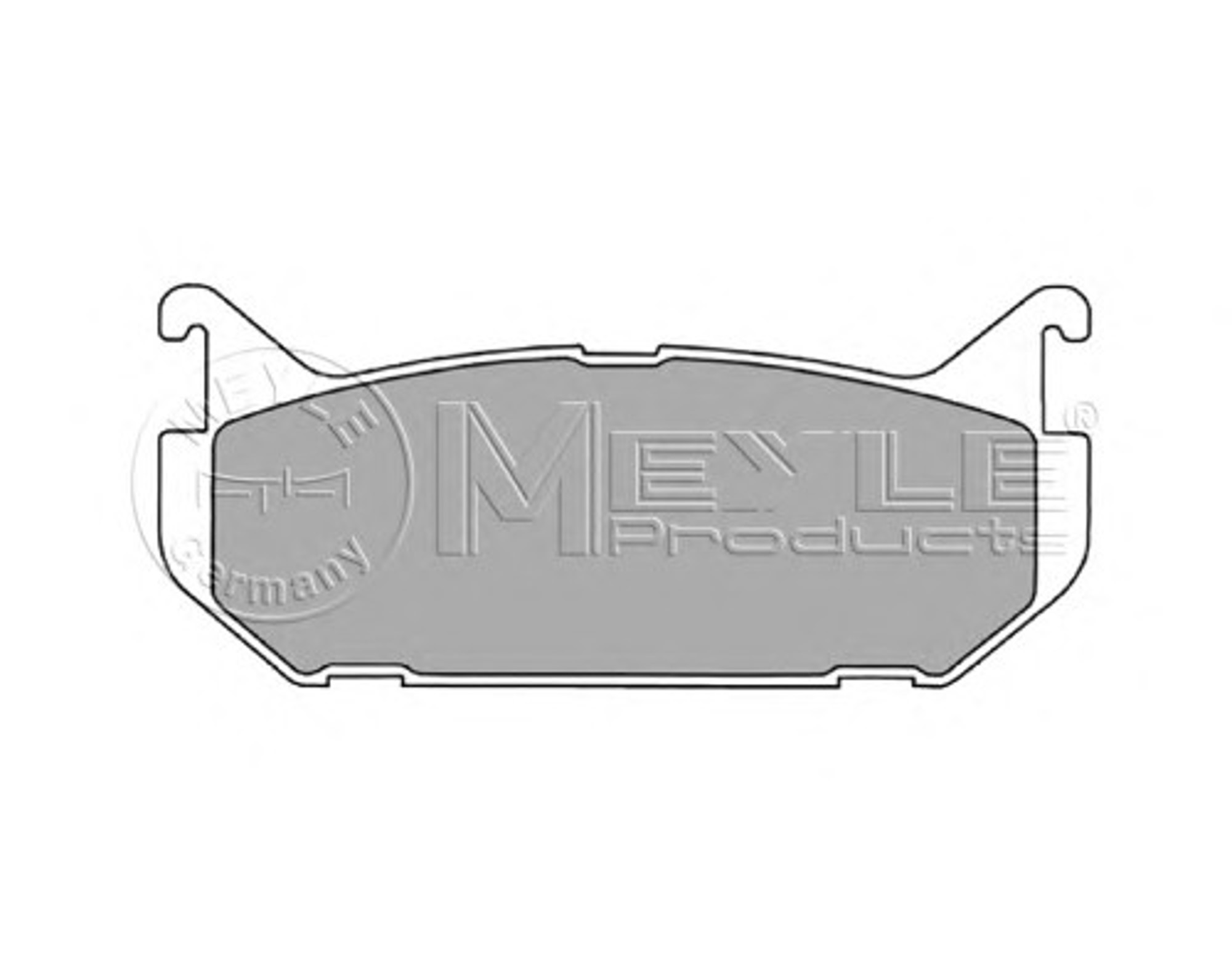 Колодки тормозные дисковые MEYLE 025 217 6614