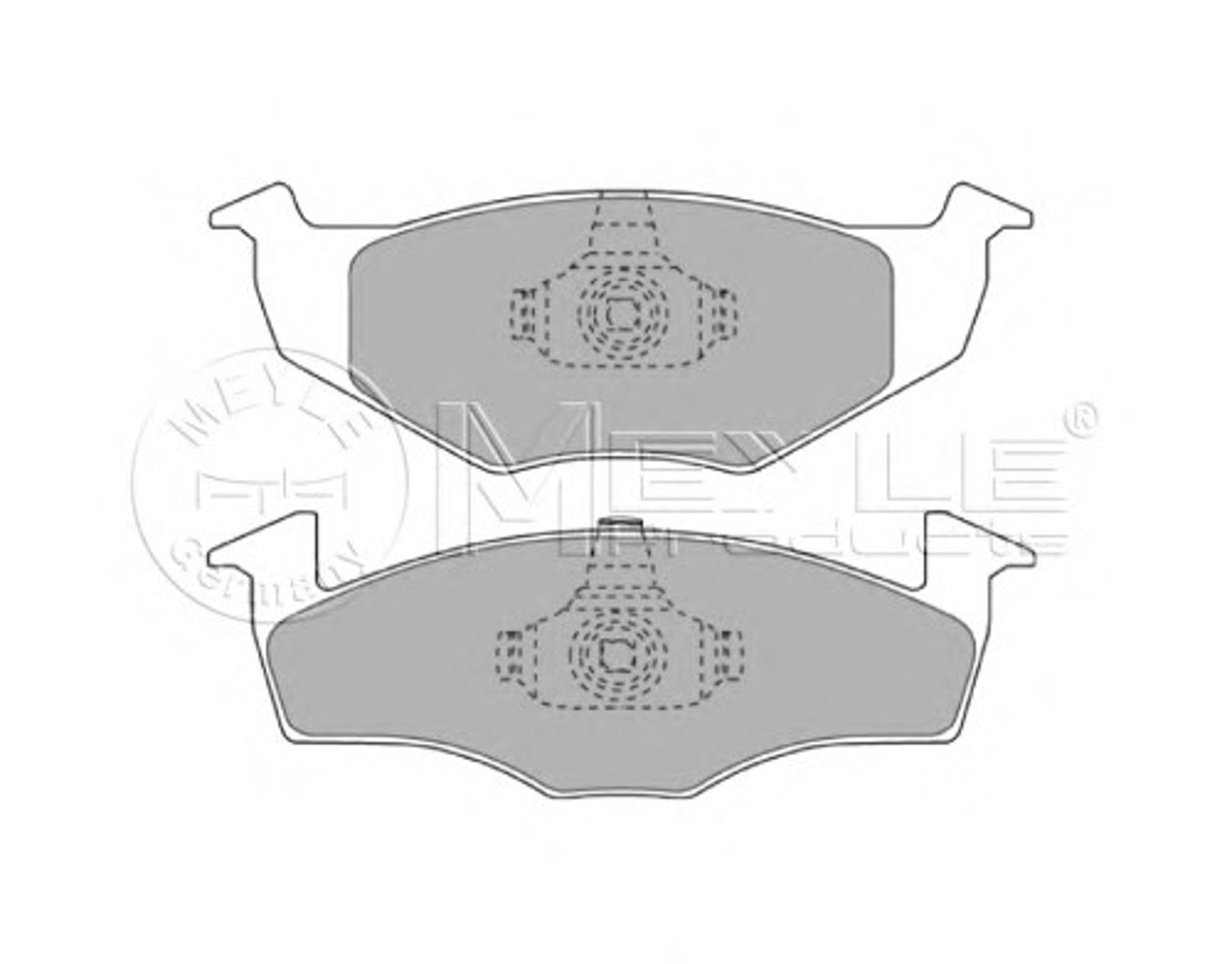 Колодки тормозные дисковые MEYLE 025 218 6617