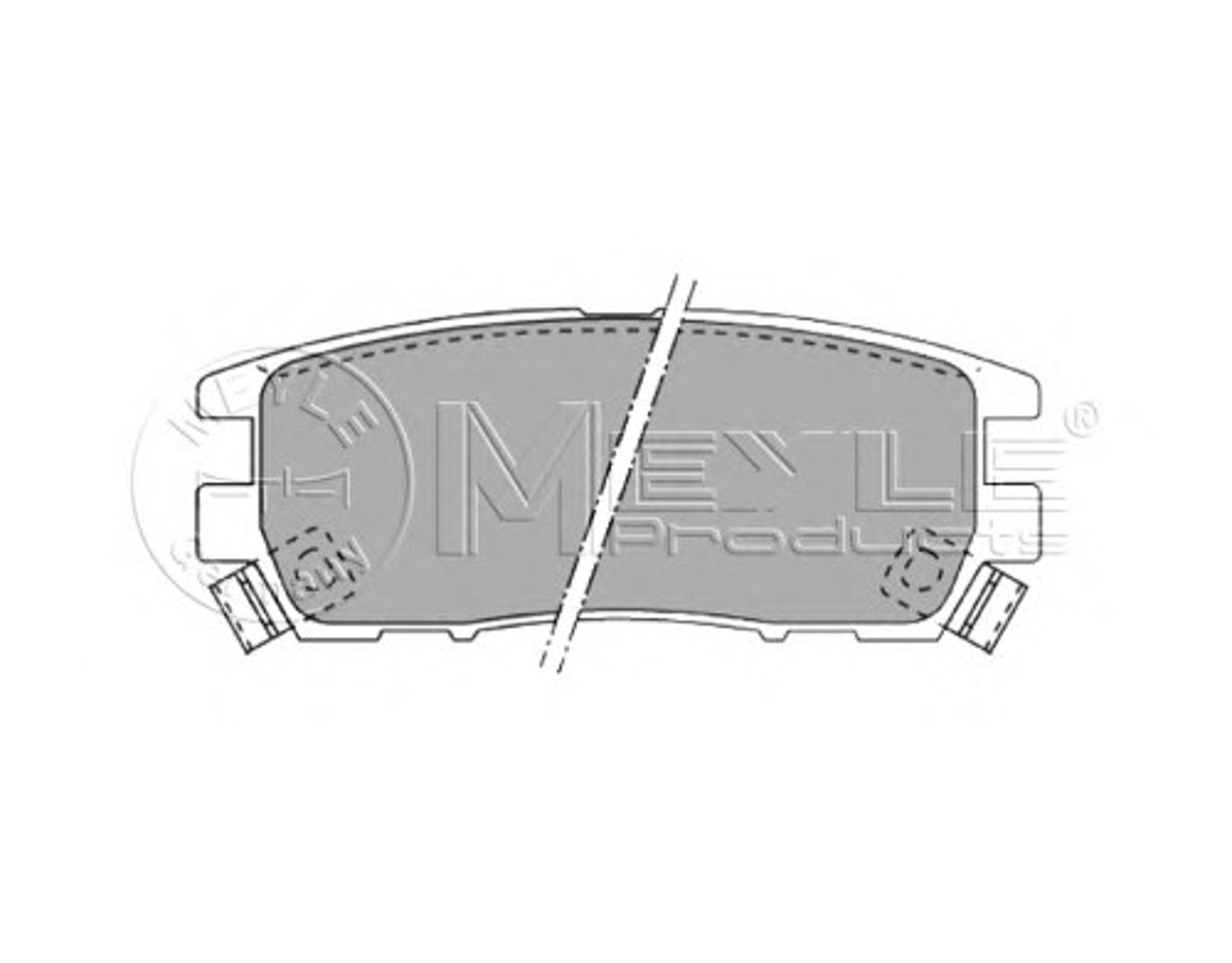 Колодки тормозные дисковые MEYLE 025 218 7514/W