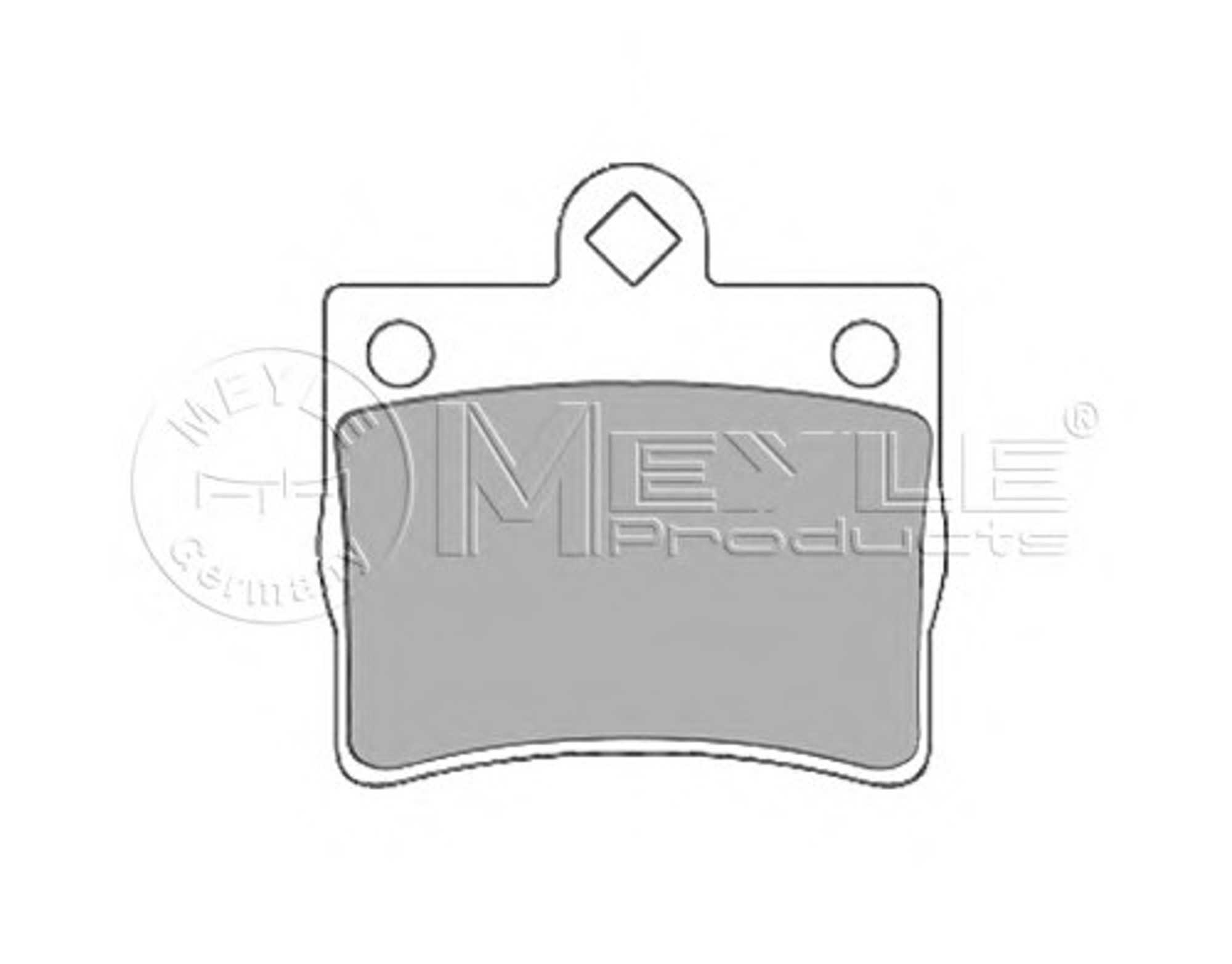 Колодки тормозные дисковые MEYLE 025 219 0015
