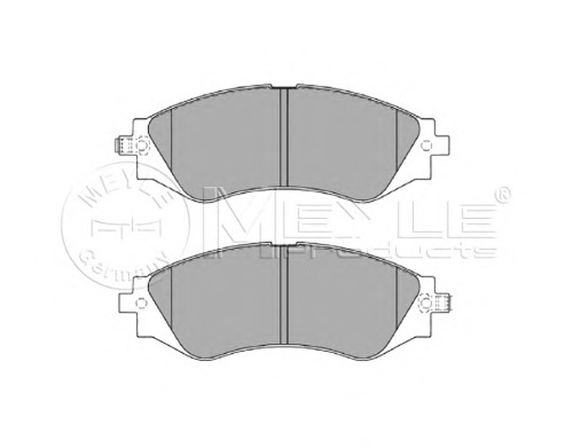 025 232 3417/W MEYLE Колодки тормозные дисковые