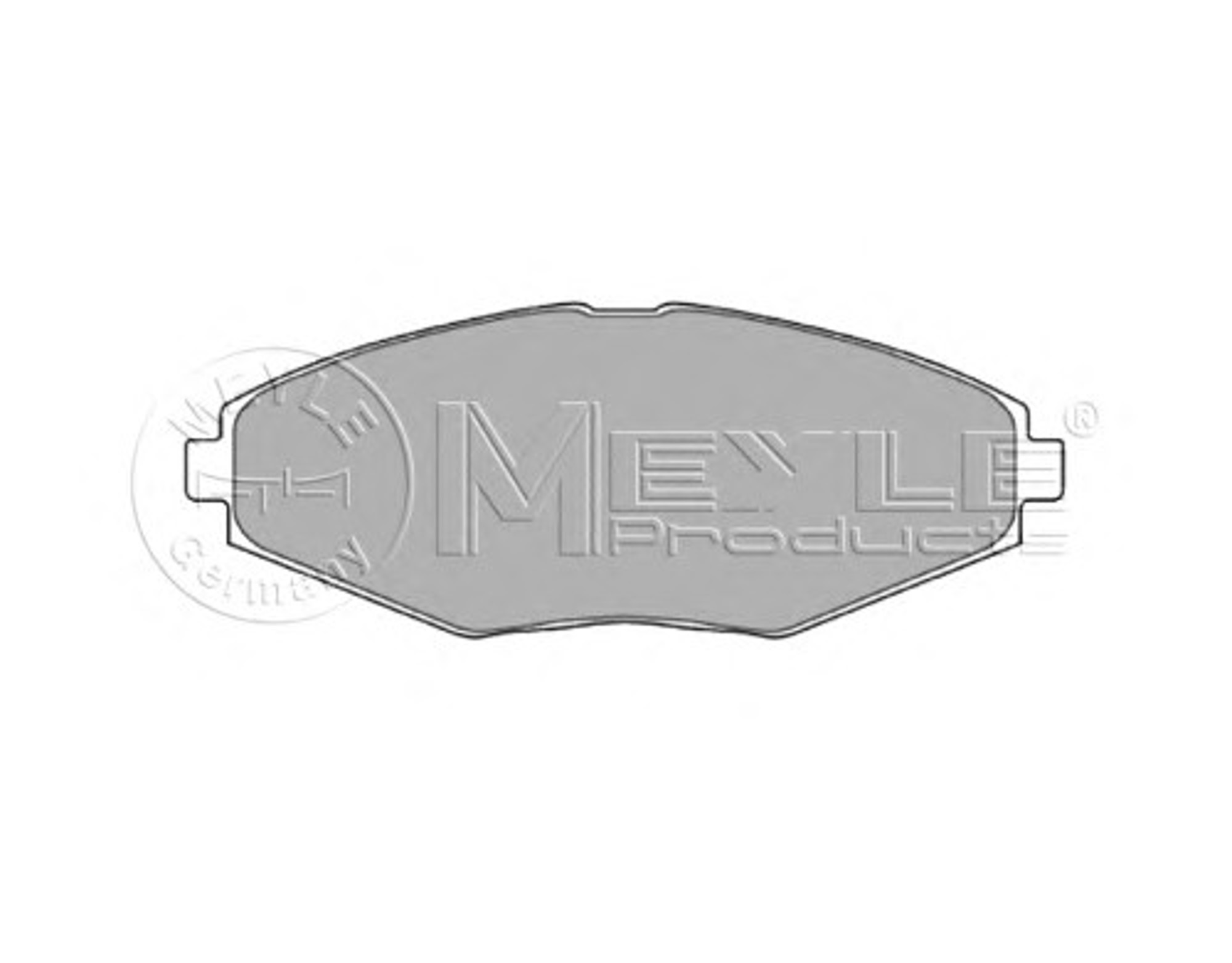 Колодки тормозные дисковые MEYLE 025 232 4117