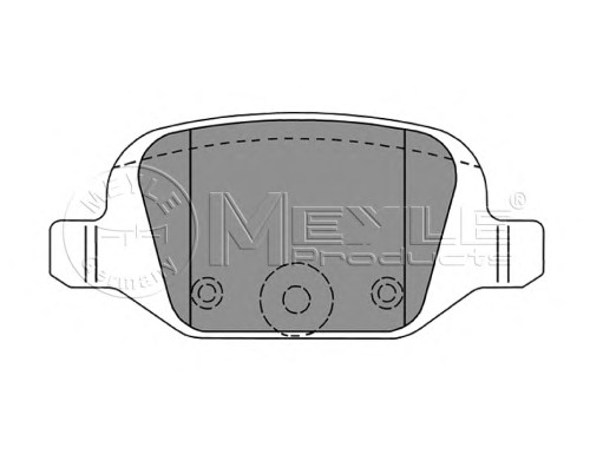 Колодки тормозные дисковые MEYLE 025 236 0113