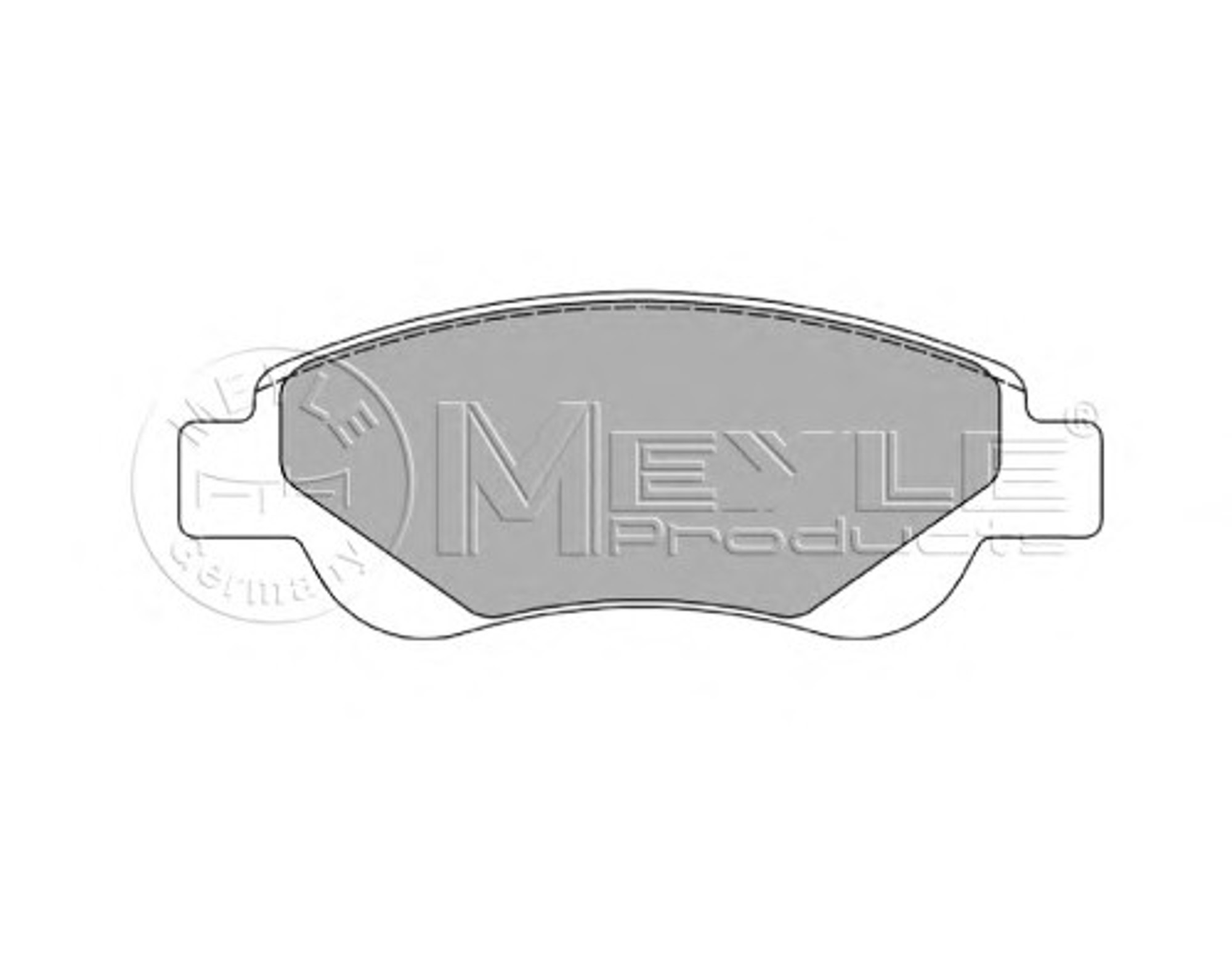 Колодки тормозные дисковые MEYLE 025 239 5917