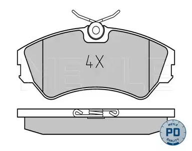 025 201 2419/PD MEYLE Тормозные колодки