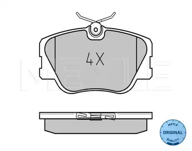 025 209 4119 MEYLE Тормозные колодки