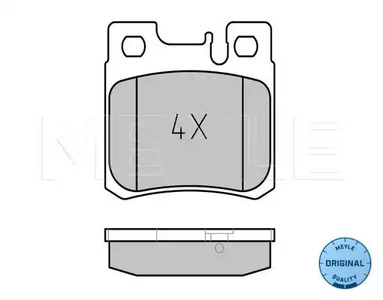 025 211 9715 MEYLE Колодки тормозные дисковые