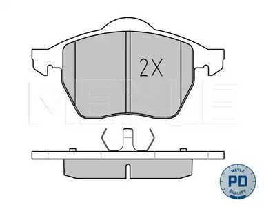 025 219 1119/PD MEYLE Колодки тормозные дисковые /комплект 4 шт