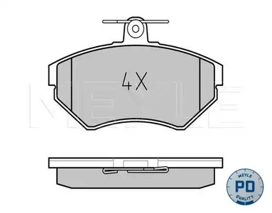025 219 4519/PD MEYLE Колодки тормозные дисковые /комплект 4 шт