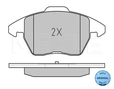 Фото 1 025 235 8919 MEYLE Колодки тормозные дисковые