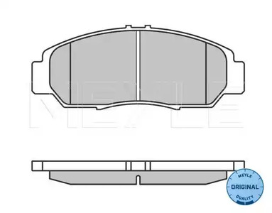 025 237 2916/W MEYLE Колодки тормозные дисковые