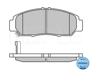 Фото 1 025 237 2916/W MEYLE Колодки тормозные дисковые