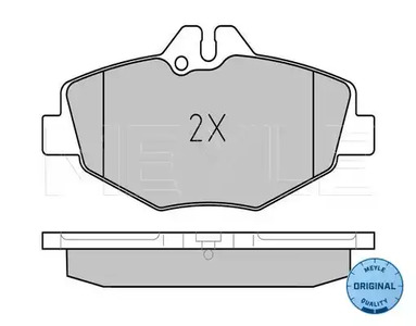 025 237 4320 MEYLE Колодки тормозные дисковые передние комплект