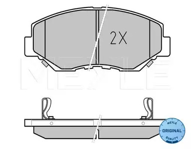 025 238 6817 MEYLE Комплект тормозных колодок, дисковый тормоз