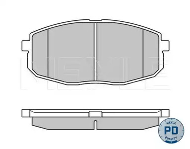 Тормозные колодки MEYLE 025 239 6617/PD