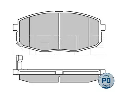 Фото 1 025 239 6617/PD MEYLE Тормозные колодки