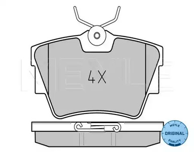025 239 8017 MEYLE Колодки тормозные дисковые