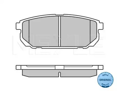 025 240 5815/W MEYLE Колодки тормозные дисковые