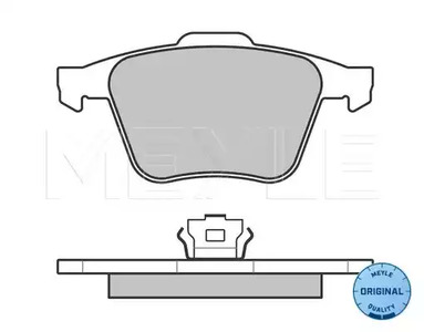 Фото 1 025 241 4119 MEYLE Комплект тормозных колодок, дисковый тормоз