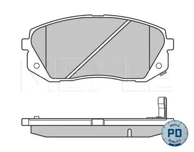 Фото 2 025 245 0116/PD MEYLE Тормозные колодки