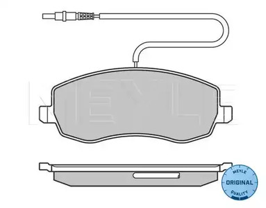 025 248 3919/W MEYLE Колодки тормозные дисковые