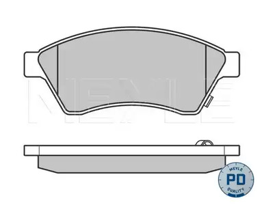 Фото 2 025 250 3118/PD MEYLE Тормозные колодки