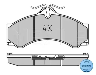 025 290 7620 MEYLE Тормозные колодки
