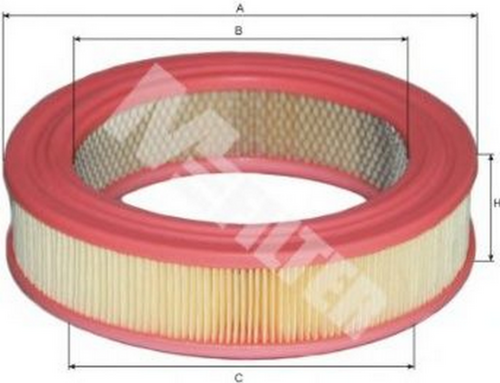 Фильтр возд MFILTER A125