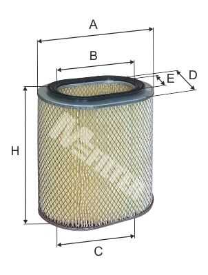 Воздушный фильтр MFILTER A238