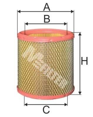 Фильтр воздушный MFILTER A393