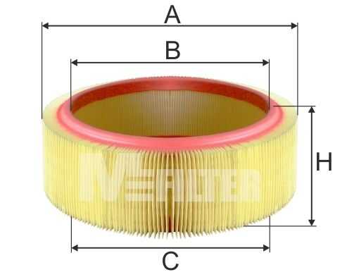 Фильтр воздушный MFILTER A580