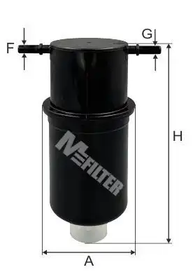 Df 3590 фильтр топливный MFILTER DF 3590