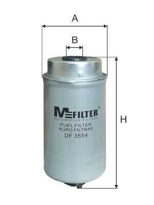 Df 3554 фильтр топливный MFILTER DF3554