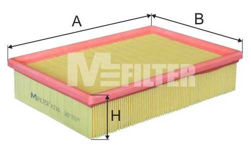 Фильтр воздушный MFILTER K216