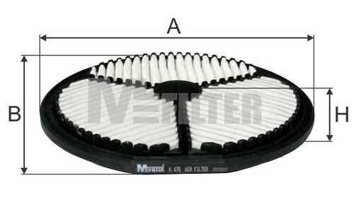 Фильтр возд dae tico 0.8 96-00 MFILTER K475