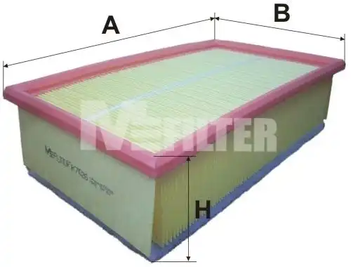 Воздушный фильтр MFILTER K7026