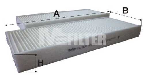 Фильтр салона k9075-2 MFILTER K9075-2