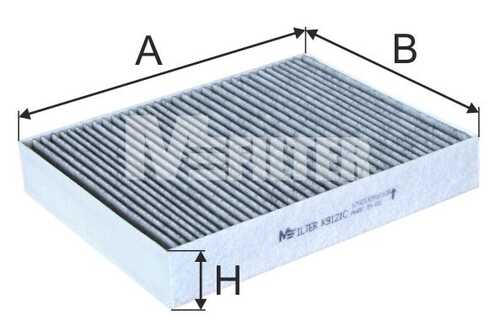 K 9121C  ФИЛЬТР САЛОНА MFILTER K9121C