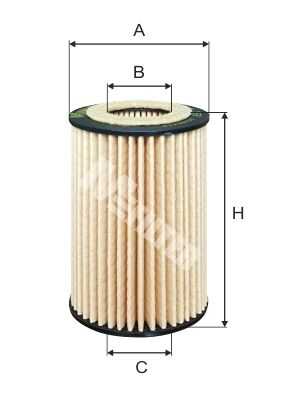 Фильтр масляный MFILTER TE613
