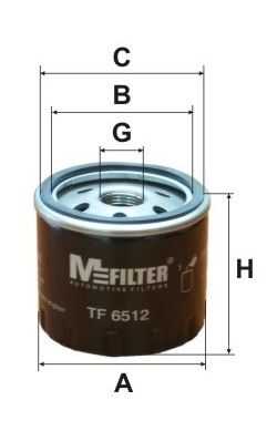 Масляный фильтр MFILTER TF6512