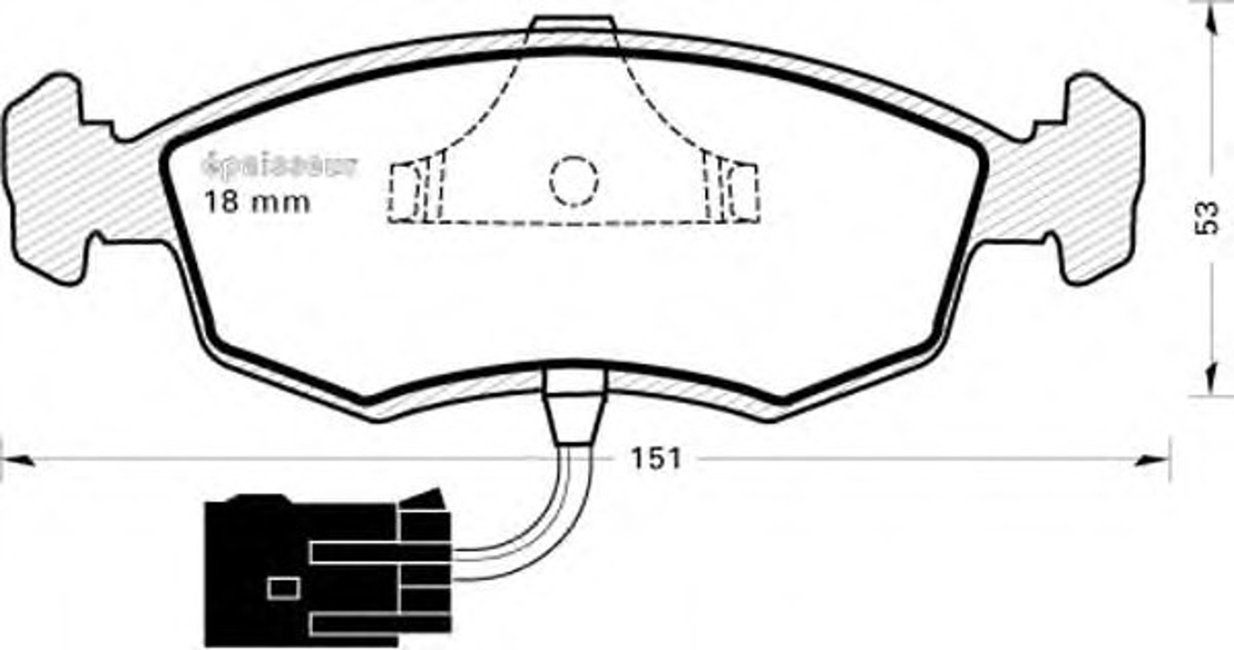 Колодки тормозные дисковые MGA 324