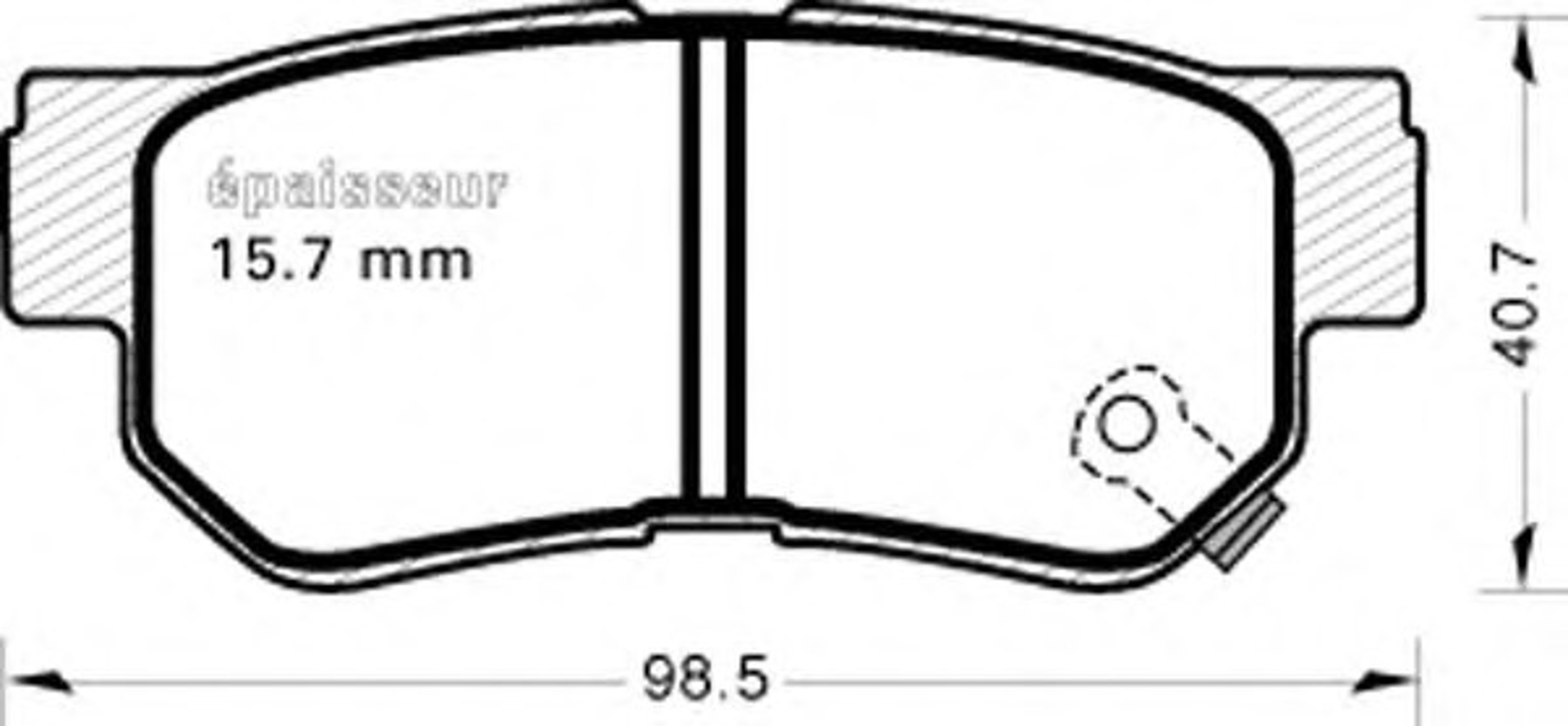 Колодки тормозные дисковые MGA 770