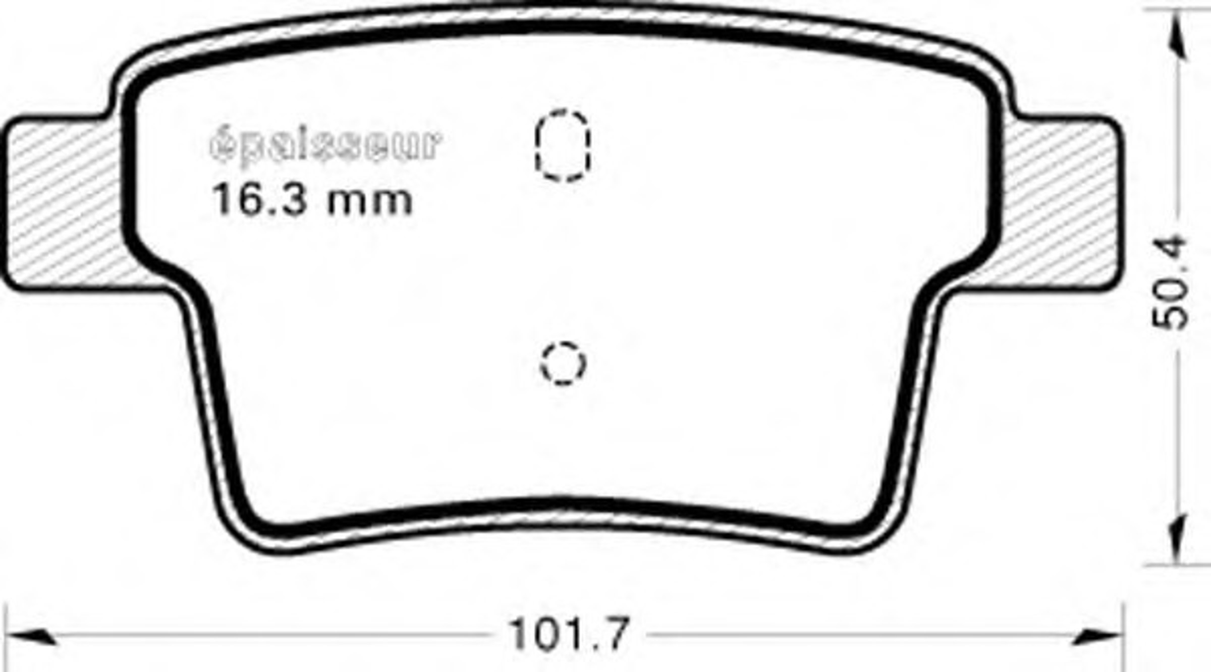 Колодки тормозные дисковые MGA 802